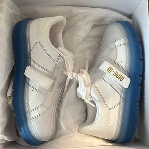 - DIOR ID SNEAKER WHITE BLUE 38.5